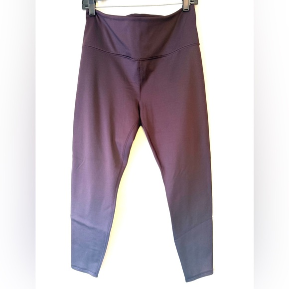 Spyder Pants - Spyder Purple Ombré High-Waisted Cropped Active Leggings